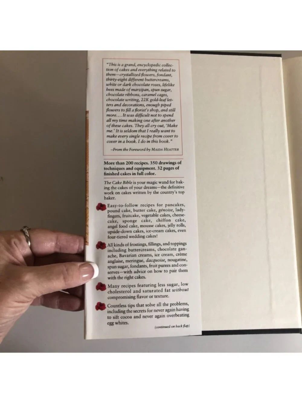 The Cake Bible Hardcover Book By Rose Levy Beranbaum Baking Guide